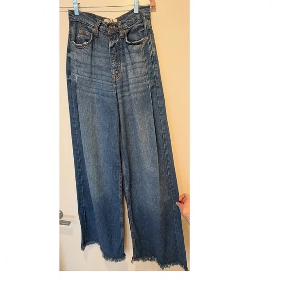 NWOT Free People We the Free Old West Slouchy Jeans | Size 24 - Picture 3 of 13